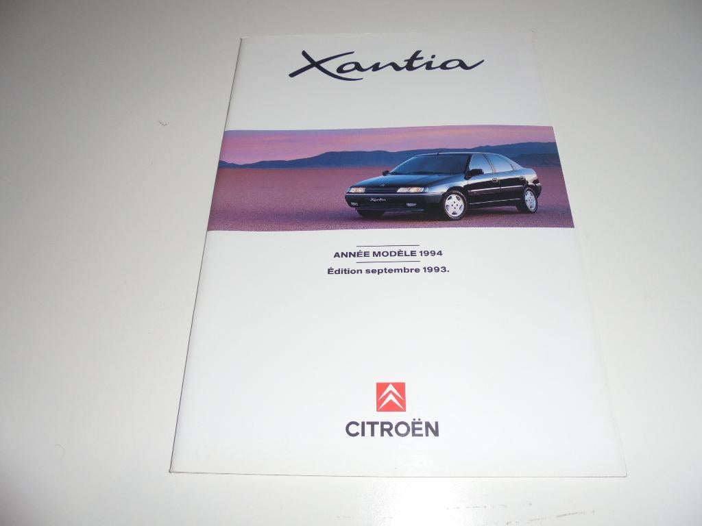 brochure Citroen Xantia  1994, Ophalen of Verzenden, Nieuw, Citroën