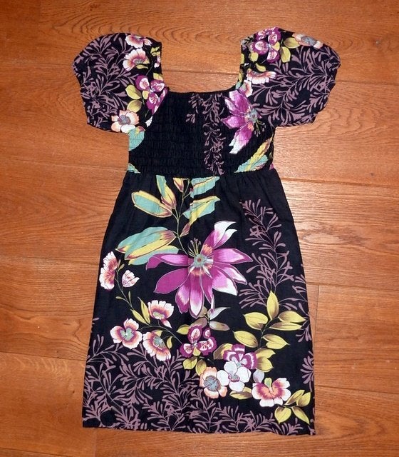 Lavand jurk - maat M, Kleding | Dames, Maat 38/40 (M), Lavand, Zwart, Ophalen of Verzenden