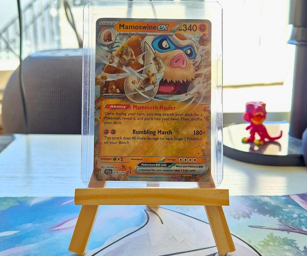 Mamoswine EX | 079/159 | Mint/Near Mint Pokémon kaart, Ophalen of Verzenden, Zo goed als nieuw, Losse kaart