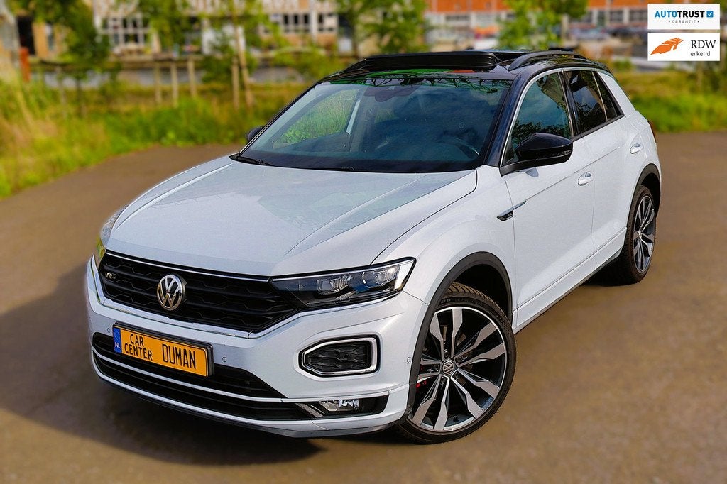 Volkswagen T-Roc 2.0 TSI 4Motion Sport 3x R-line Pano Beats, Auto's, Volkswagen, Automaat, 15 km/l, Gebruikt, Euro 6