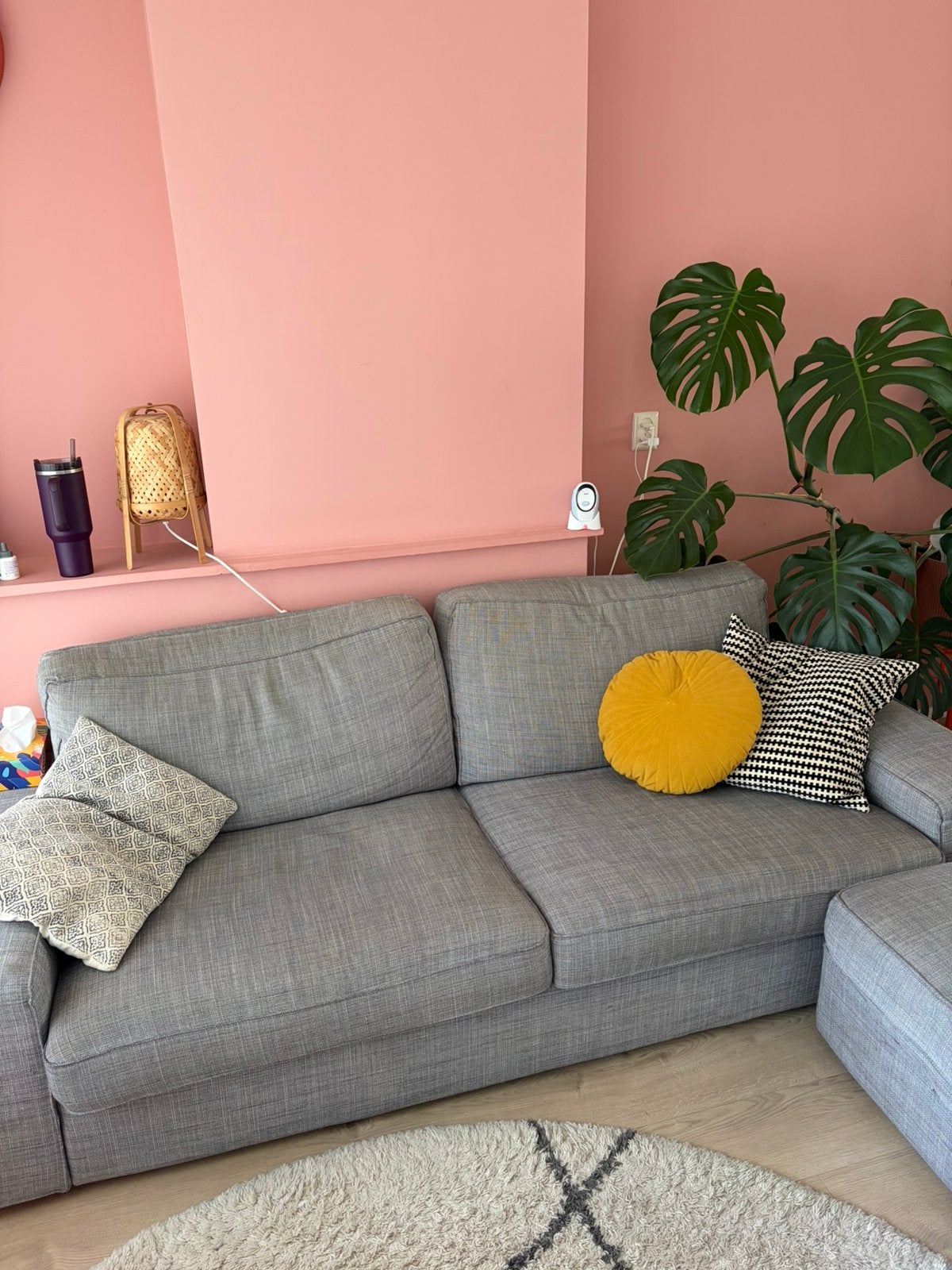 Gratis Ikea Kivik bank, Ophalen, Gebruikt, Stof