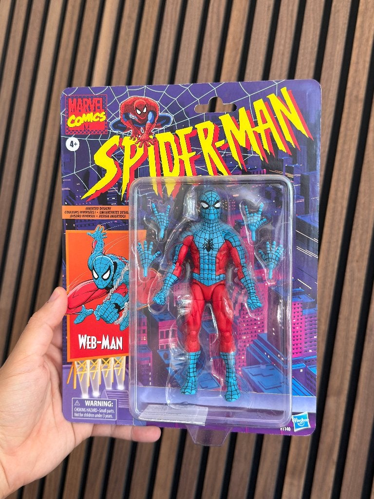 Marvel Legends Spider-Man Web-Man Retro Collection MOC, Ophalen of Verzenden, Nieuw
