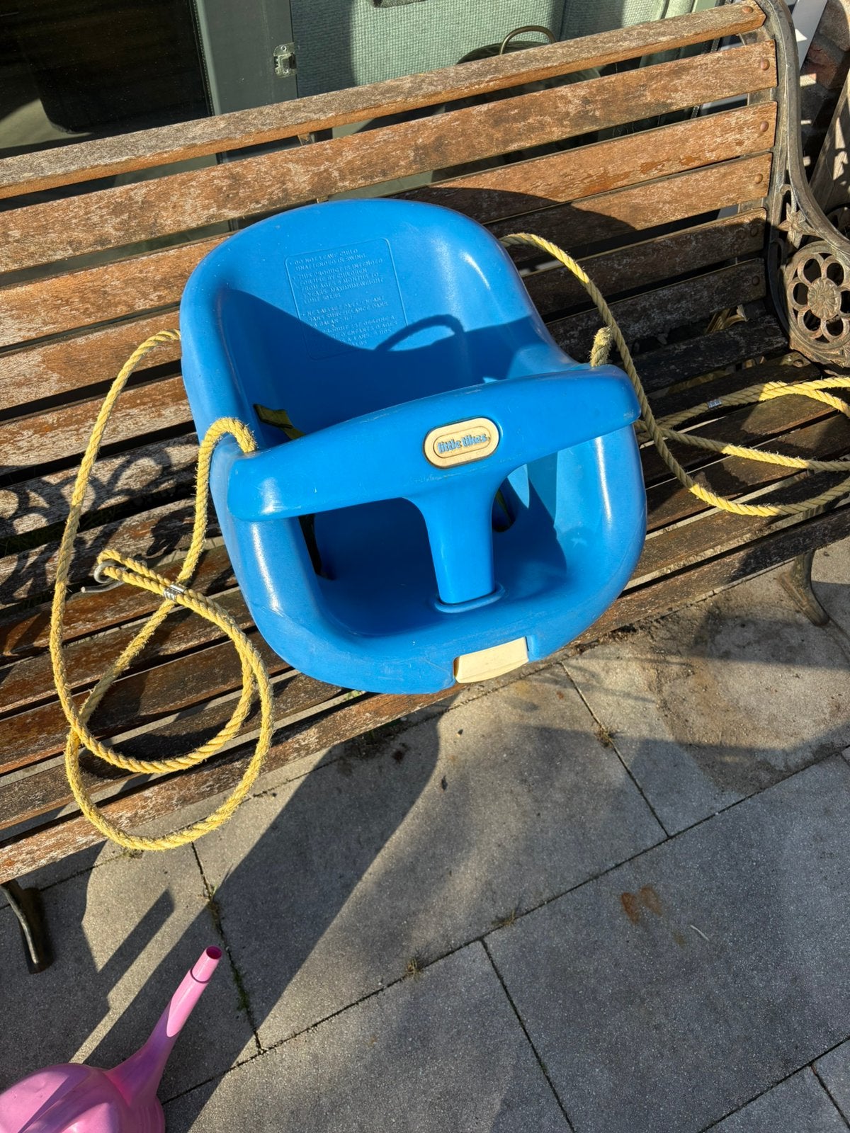 Little Tikes babyschommel - Blauw, Ophalen of Verzenden, Gebruikt, Schommel