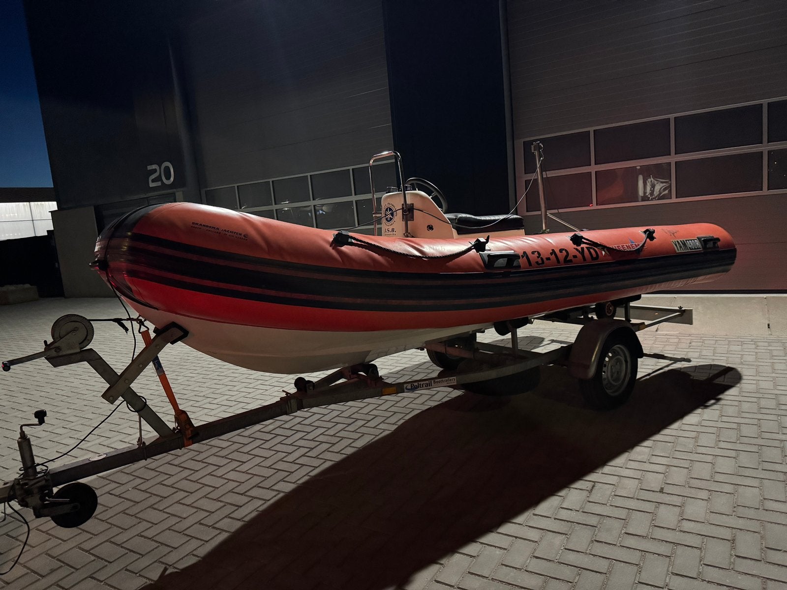 Yam 480R met trailer, Gebruikt, 5 m, Yam, Peddels