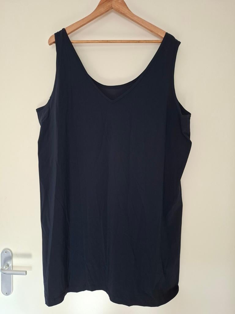 Plus basics top, donkerblauw maat 56, Kleding | Dames, Grote Maten, Ophalen of Verzenden, Zo goed als nieuw, Blauw, Shirt of Top