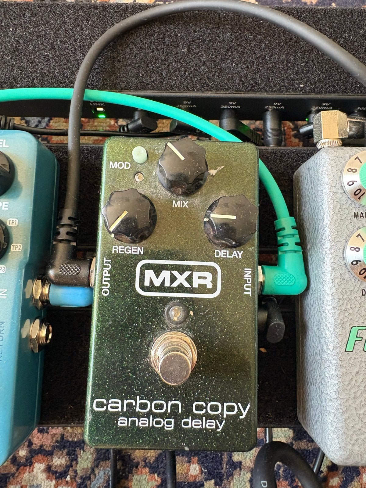 MXR Carbon Copy Analog Delay, Ophalen of Verzenden, Gebruikt, Delay of Echo