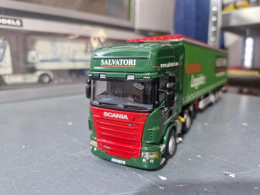 Scania R6 topline 6x2 met huiftrailer wsi SALVATORI