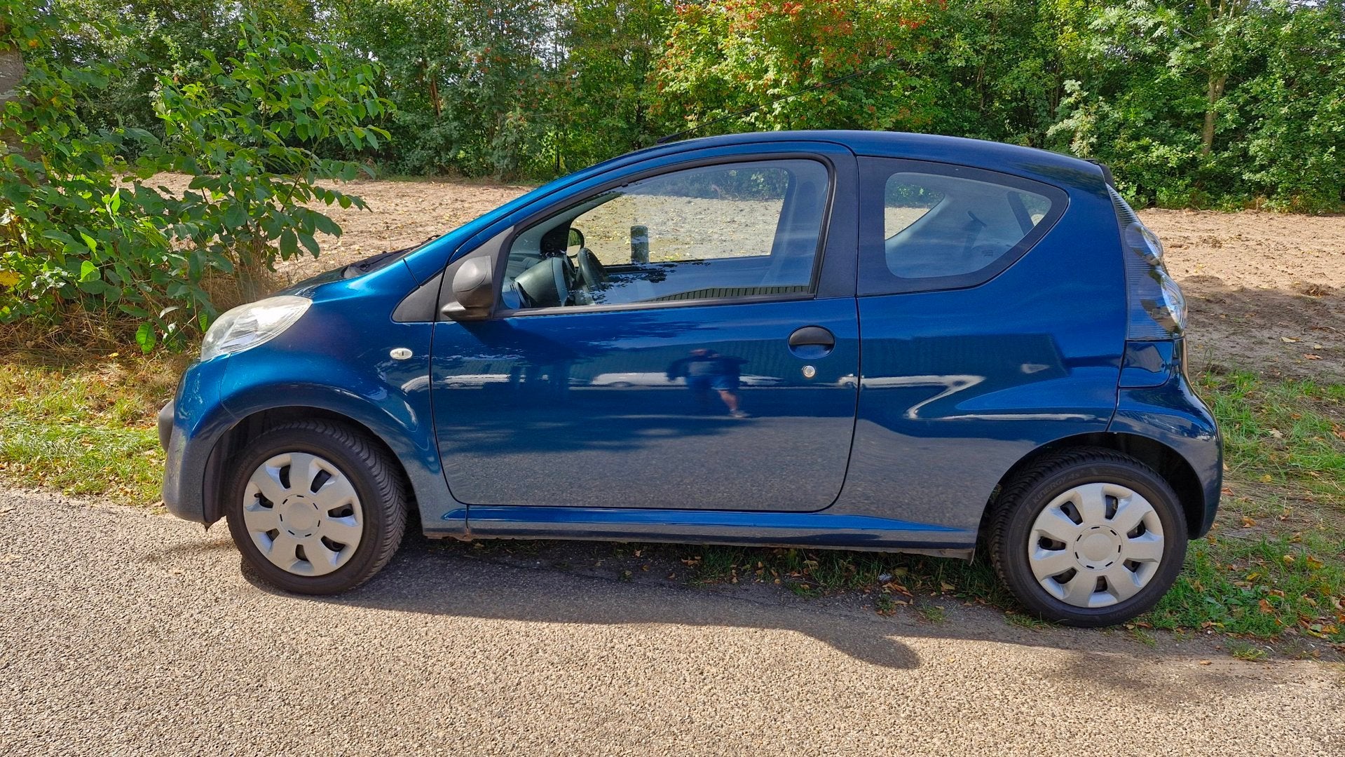 Citroen C1 1.0-12V Séduction 68PK, Voorwielaandrijving, Stof, Gebruikt, Zwart
