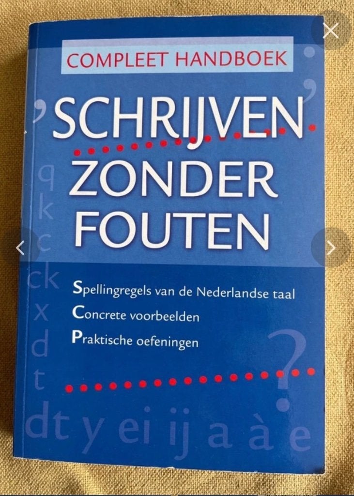 Schrijven zonder fouten, Boeken, Studieboeken en Cursussen, Diverse auteurs, Zo goed als nieuw, Alpha, HBO