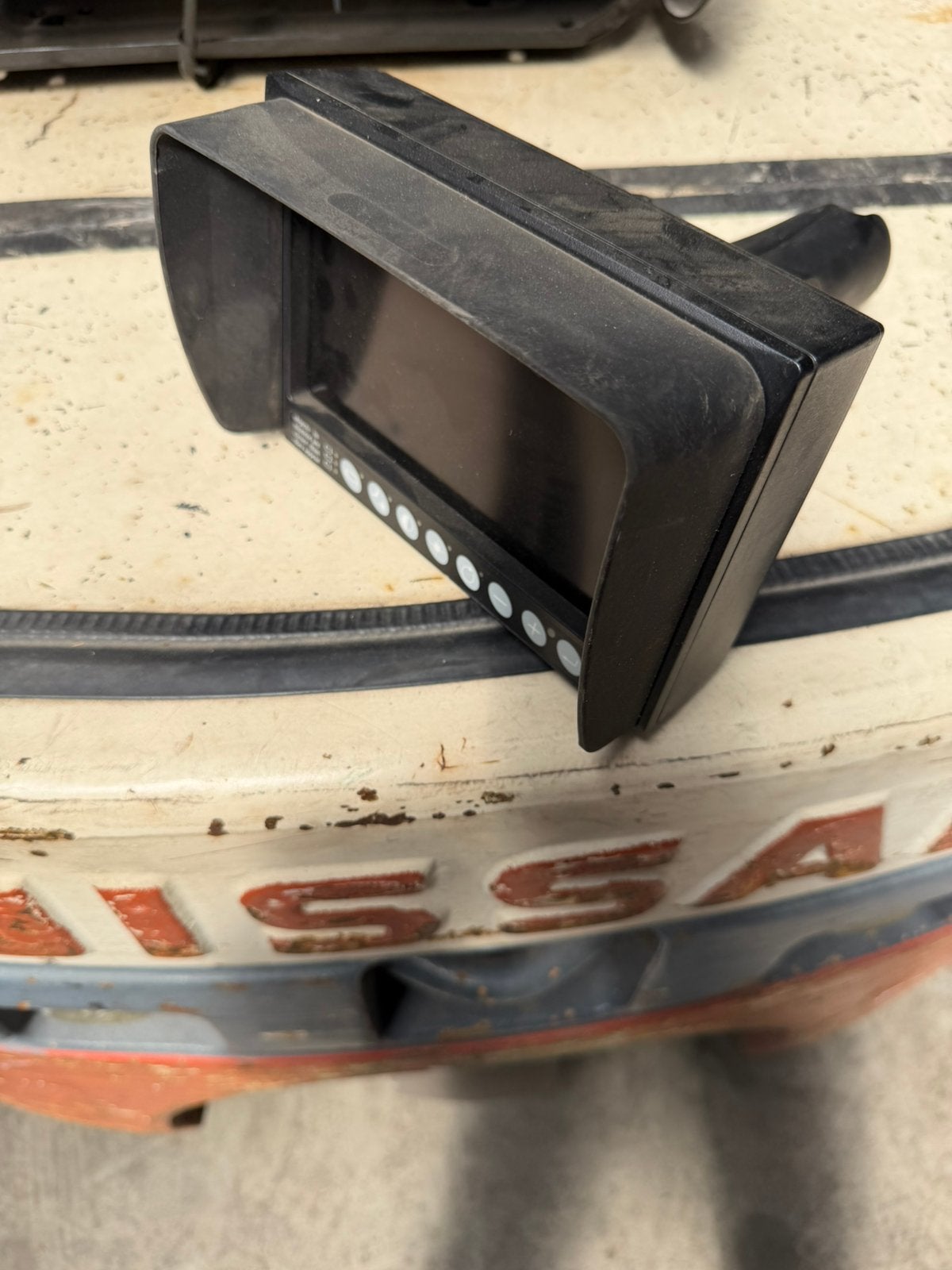 Orlaco Monitor, Ophalen, Gebruikt