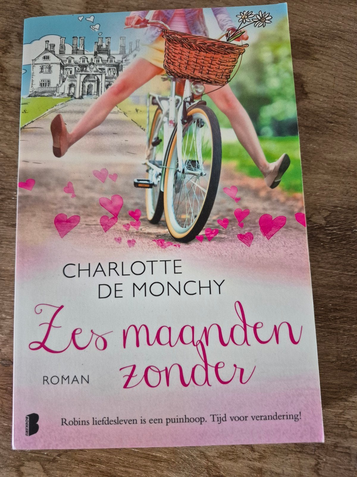 Zes maanden zonder - Charlotte de Monchy (Roman), Ophalen of Verzenden, Zo goed als nieuw, Charlotte de Monchy, Nederland