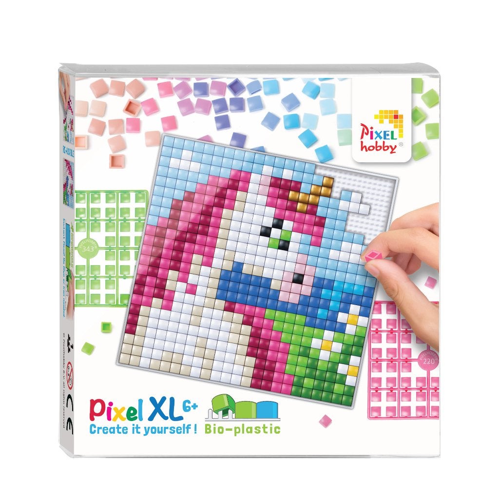 Pixelhobby Create it yourself XL 41042 eenhoorn 12 x 12 cm, ., Dieren, Nieuw, Ophalen of Verzenden