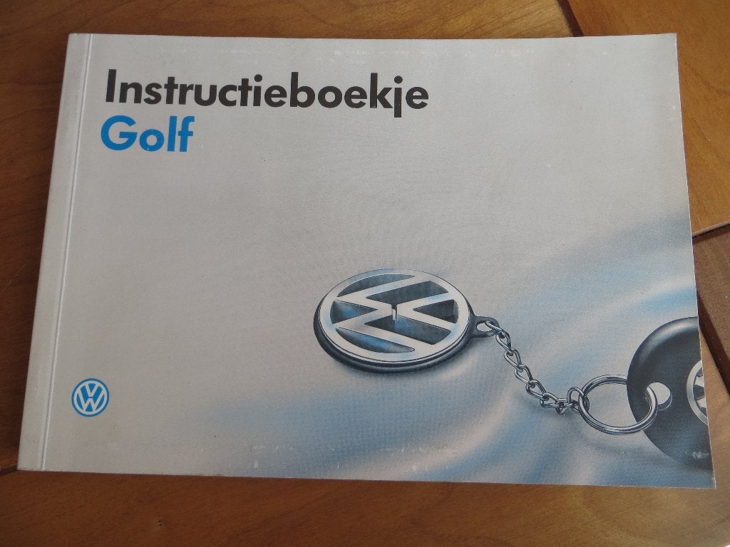 instructieboek Volkswagen Golf, Golf GTi /16V, Golf VR6 1994, Auto diversen, Handleidingen en Instructieboekjes, Ophalen of Verzenden