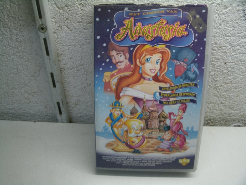 vhs 79a anastasia, Alle leeftijden, Ophalen of Verzenden, Zo goed als nieuw