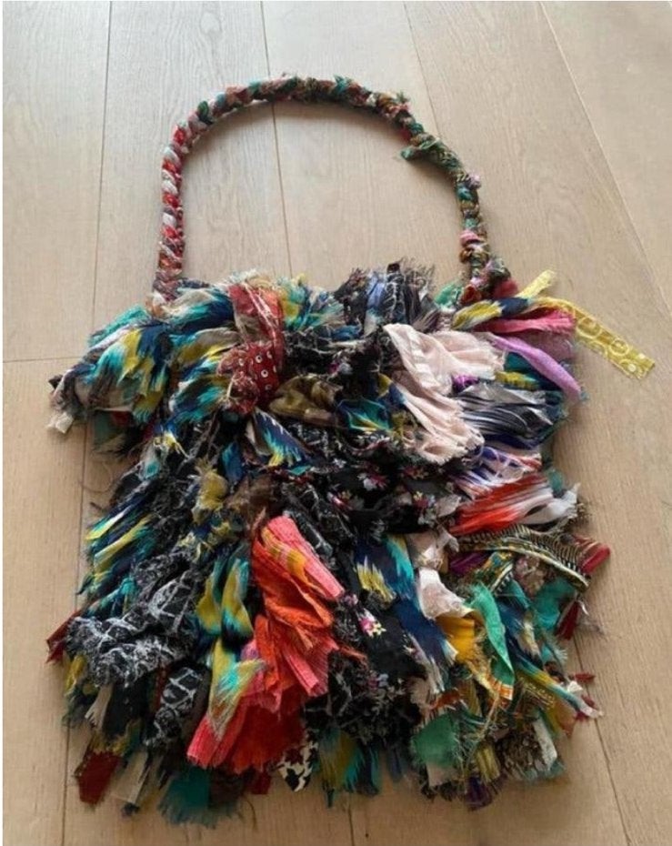 Boho hippie ibiza tas nieuwstaat, Ophalen of Verzenden, Zo goed als nieuw, Blauw