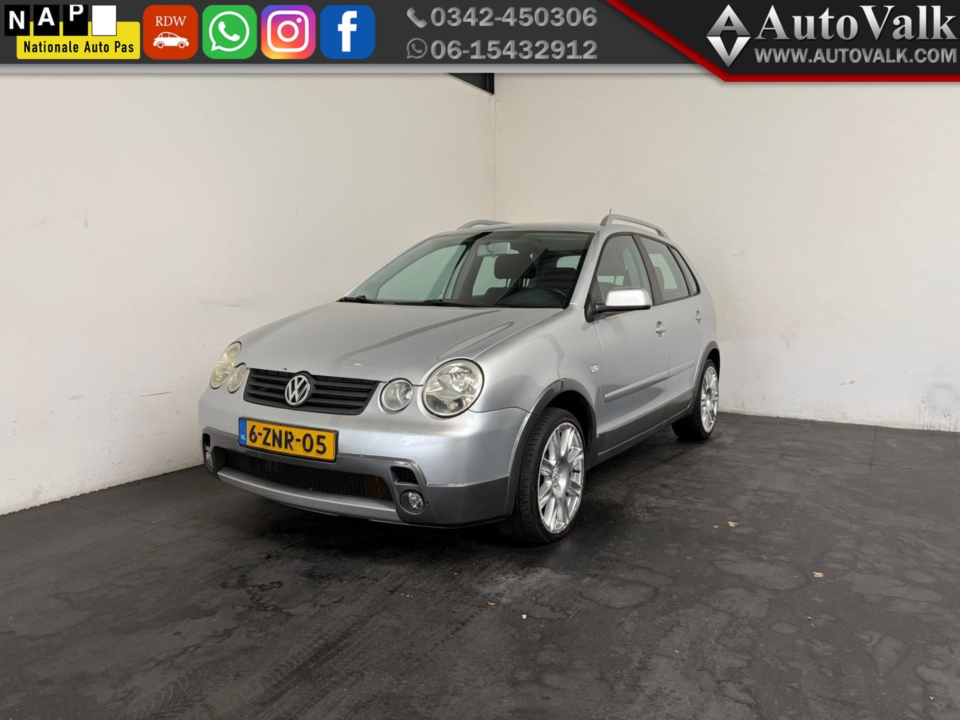 Volkswagen Polo 1.4-16V FUN (bj 2004), Auto's, Volkswagen, Voorwielaandrijving, 15 km/l, Gebruikt, 4 cilinders