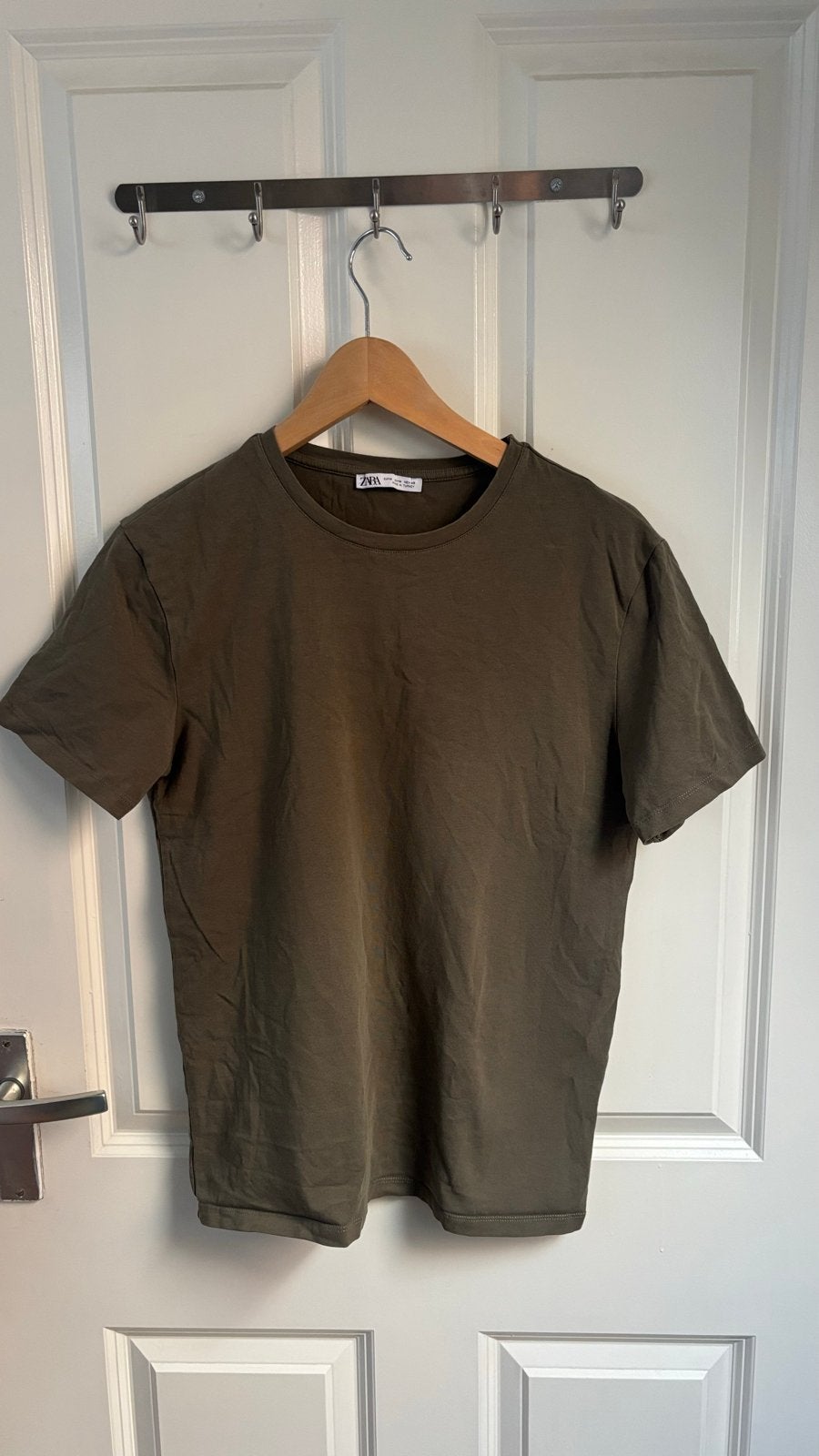 Zara T-shirt - Groen - Maat M, Ophalen of Verzenden, Gedragen, Maat 48/50 (M), Groen