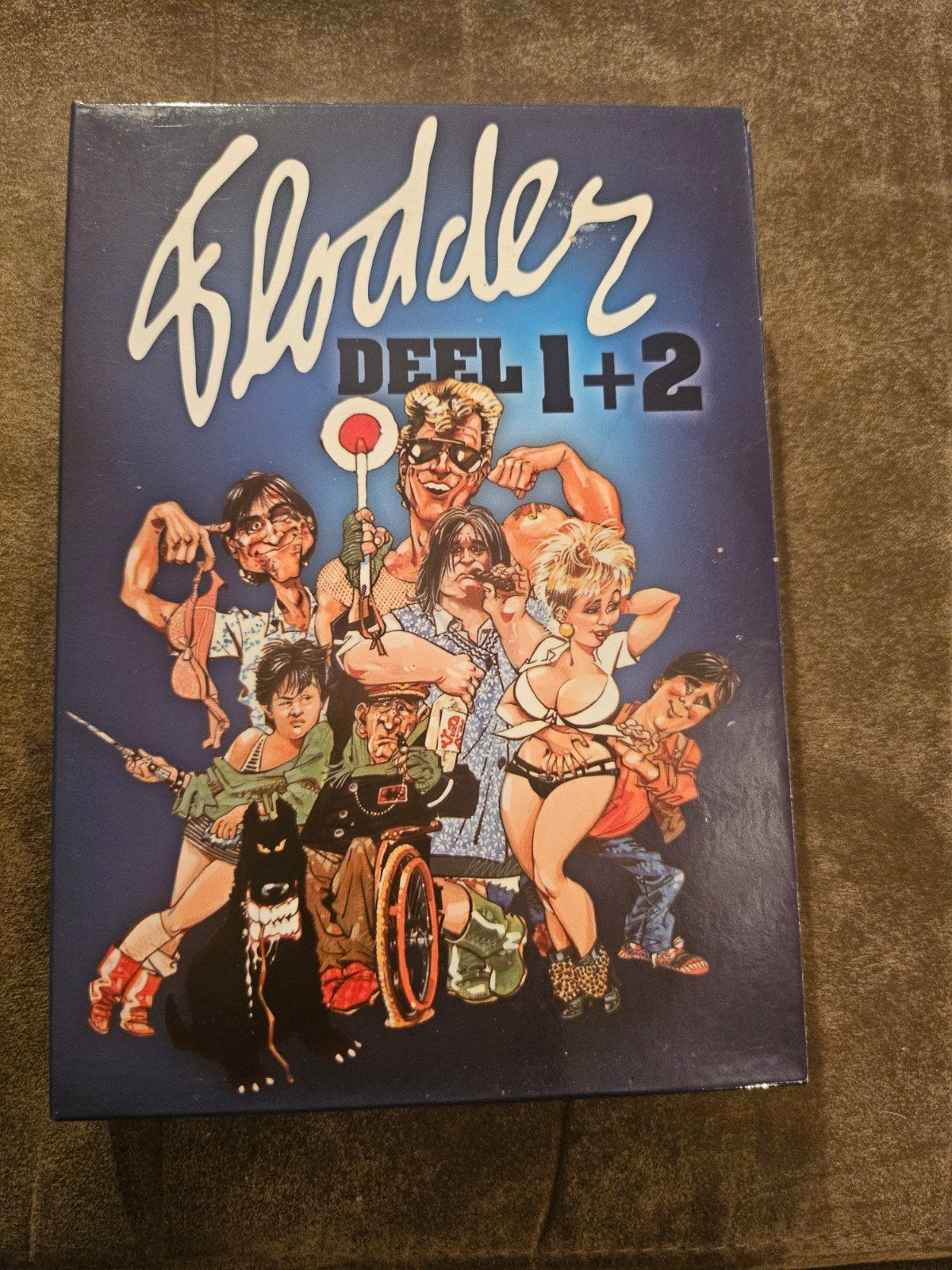Flodder Deel 1 + 2 DVD Boxset, Cd's en Dvd's, Dvd's | Thrillers en Misdaad, Gebruikt, Overige genres, Inclusief doosje, Vanaf 6 jaar