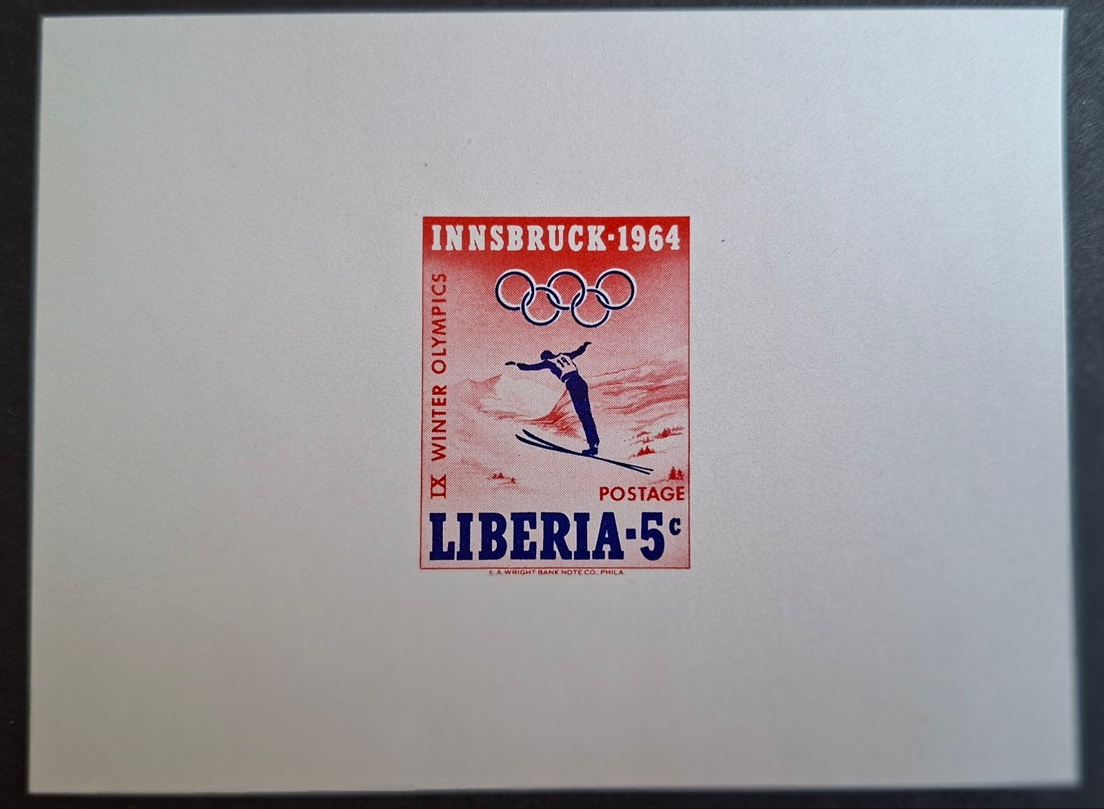 Olympische Spelen 1964 Innsbruck. 4 x blok Liberia. Lees!, Verzenden, Sport