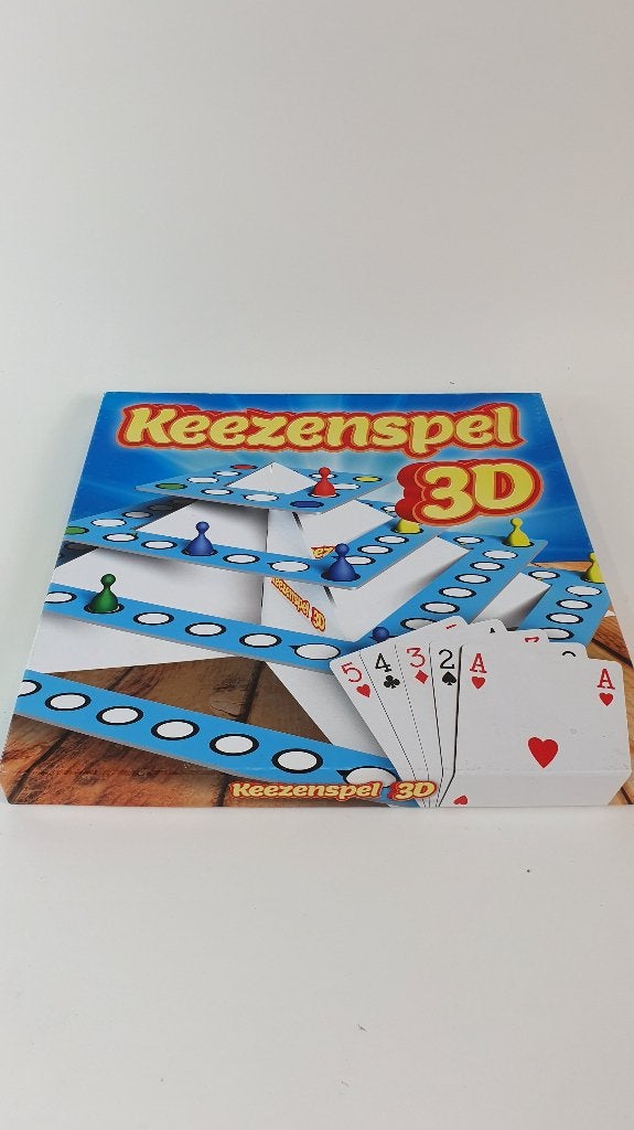 Keezenspel 3D, oer Hollands gezelschapsspel. 6B9, Tweedehands verkoop, Tweedehands verkoop, Gebruikt, Ophalen of Verzenden