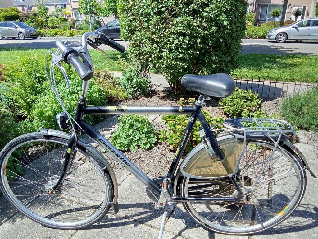 28 inch Gazelle Herenfiets. Framemaat 61 cm., Ophalen, Gebruikt, Versnellingen, 61 tot 65 cm