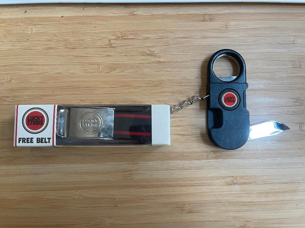 Lucky strike Riem en flesopener, Ophalen of Verzenden, Nieuw, Gebruiksvoorwerp