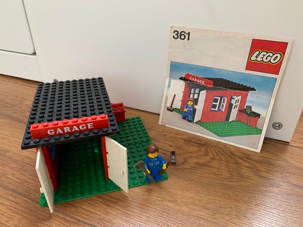 Vintage Lego - 361-2 Garage - classic town (1979), Ophalen of Verzenden, Gebruikt, Complete set, Lego