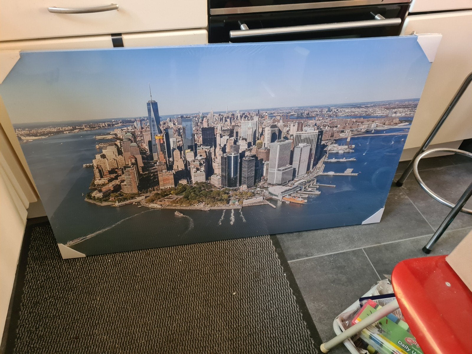 New York City Canvas Schilderij - Skyline, Ophalen, Nieuw, Schilderij, 100 tot 125 cm