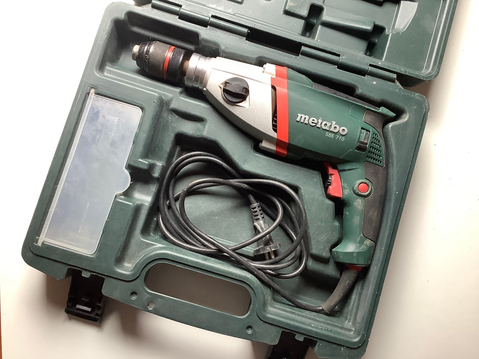 Metabo SBE 710 Klopboormachine in Koffer, Klopboormechanisme, Ophalen, Boormachine, Gebruikt