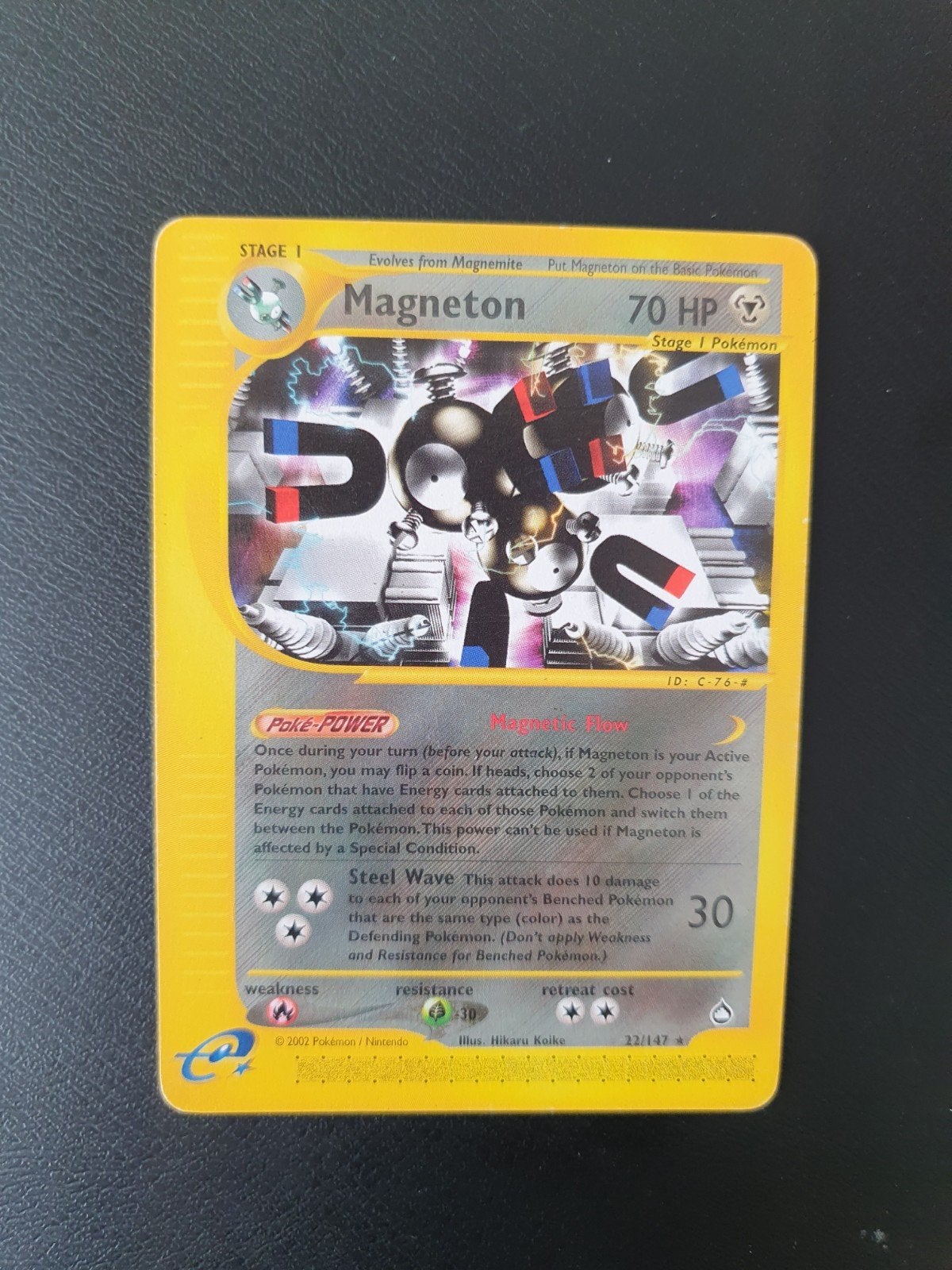 Magneton 22/147 pokemon kaart, Ophalen of Verzenden, Zo goed als nieuw, Losse kaart