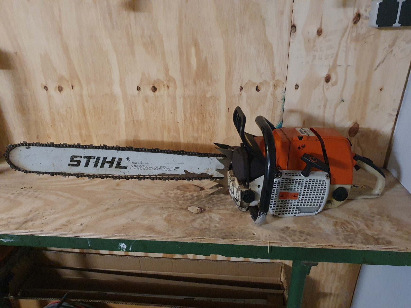 stihl ms 085 motorzaag, Tuin en Terras, Ophalen, Gebruikt