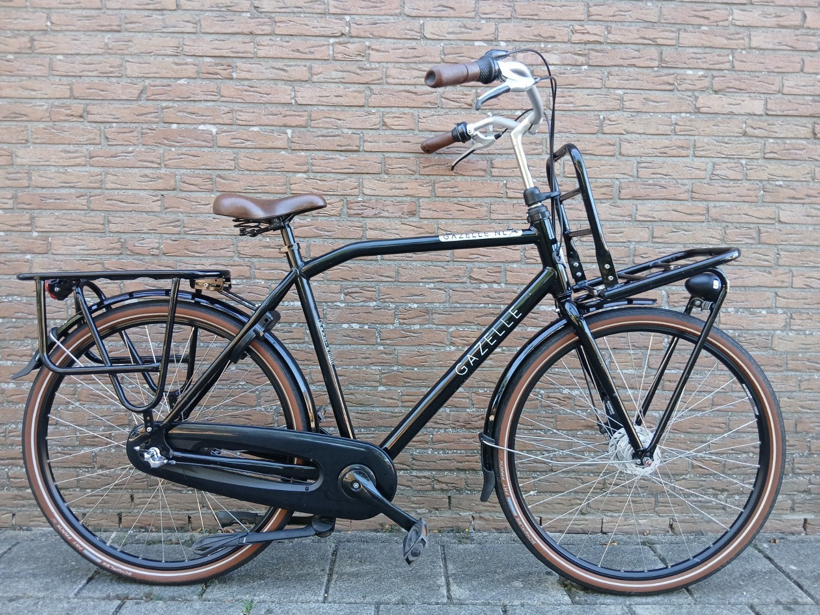 Nieuwstaat! Prachtige Gazelle Heavy Duty NL herenfiets D59, Ophalen, Versnellingen, Zo goed als nieuw, 57 tot 61 cm