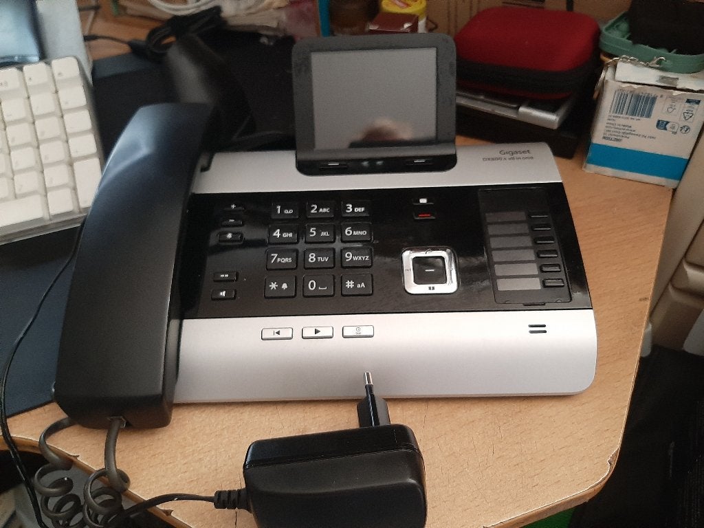 Gigaset DX800A All-in-one, Telecommunicatie, Telefooncentrales, Ophalen of Verzenden, Zo goed als nieuw, Analoge centrale