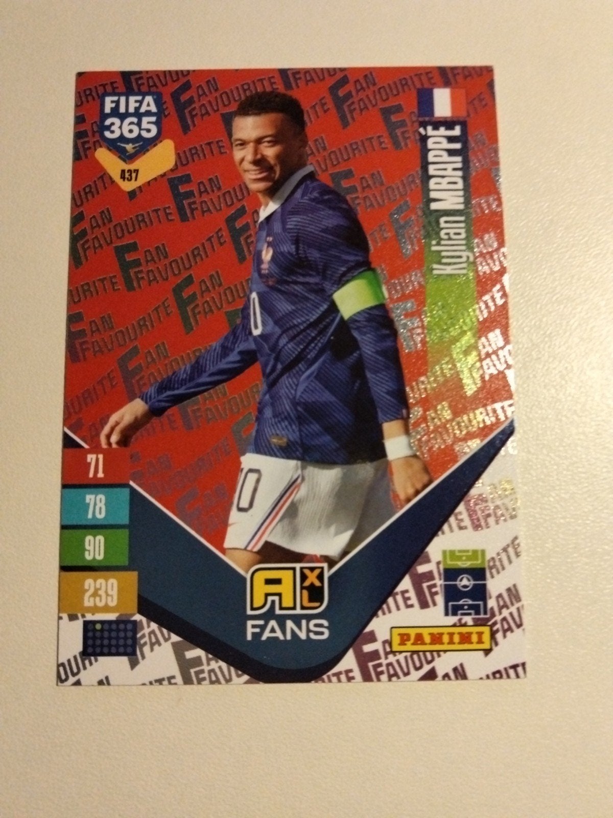 Kylian Mbappé FIFA 365 Adrenalyn XL Spelerskaart, Verzamelen, Ophalen of Verzenden, Zo goed als nieuw, Buitenlandse clubs, Spelerskaart