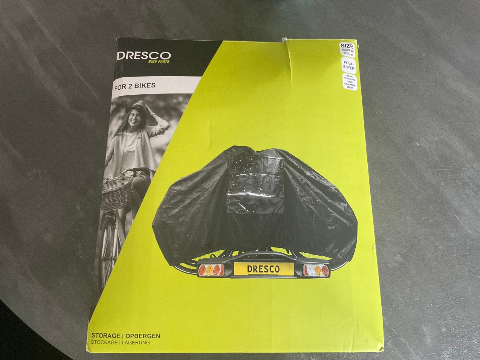 Fietshoes voor 2 fietsen, Ophalen, Zo goed als nieuw