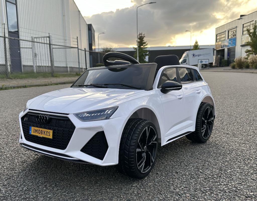 Audi RS6 12v roze + RC - Leder - Rubberband Bluetooth NIEUW, Ophalen of Verzenden, Nieuw, Overige typen