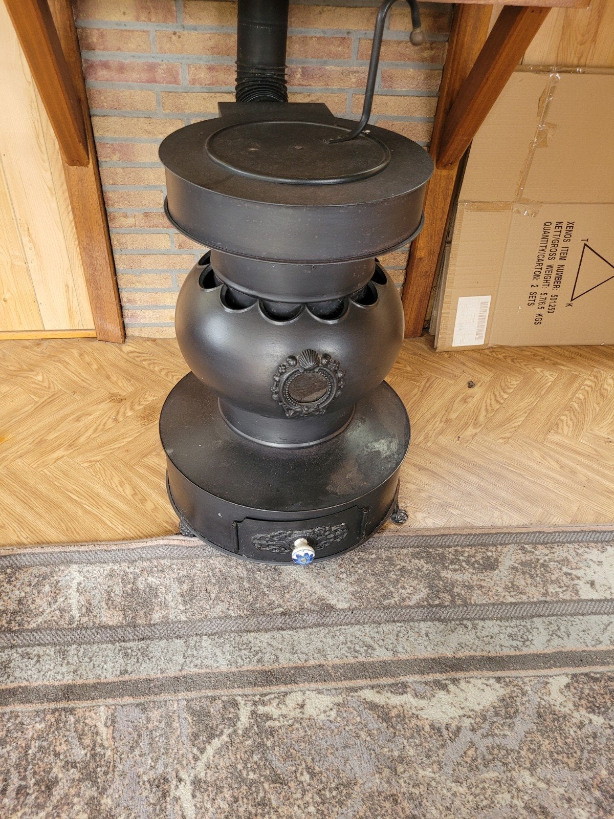 ijzeren gaskachel, Huis en Inrichting, Kachels, Ophalen, Gebruikt, Gas, Gaskachel