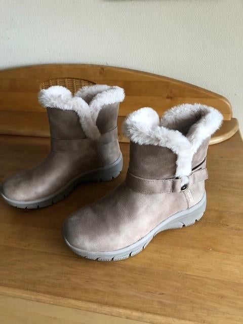 schoenen, Ophalen, Skechers, Bruin, Lage of Enkellaarzen