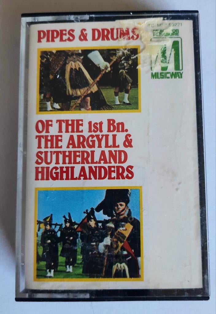 Pipes & Drums1st Bn. The Argyll & Sutherland Highlanders, Gebruikt, Wereldmuziek, 1 bandje, Ophalen of Verzenden
