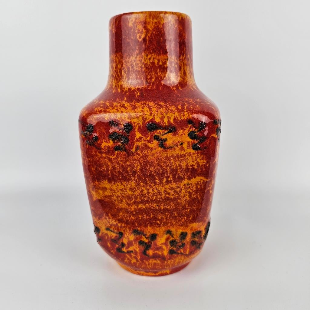 West-Duitse Fat Lava vaas, Walter Gerhards 520-21, Ophalen of Verzenden