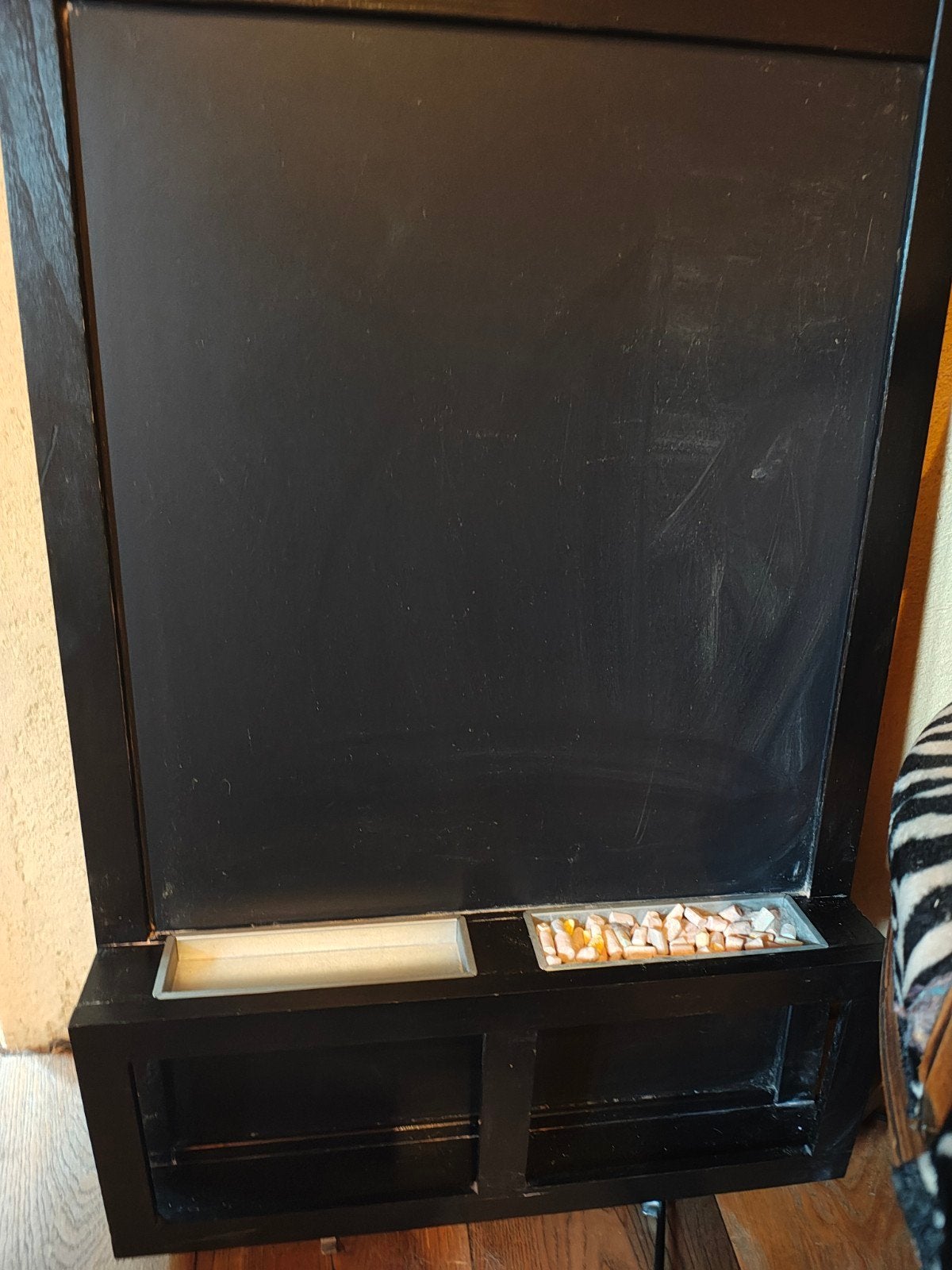 krijtbord, Ophalen
