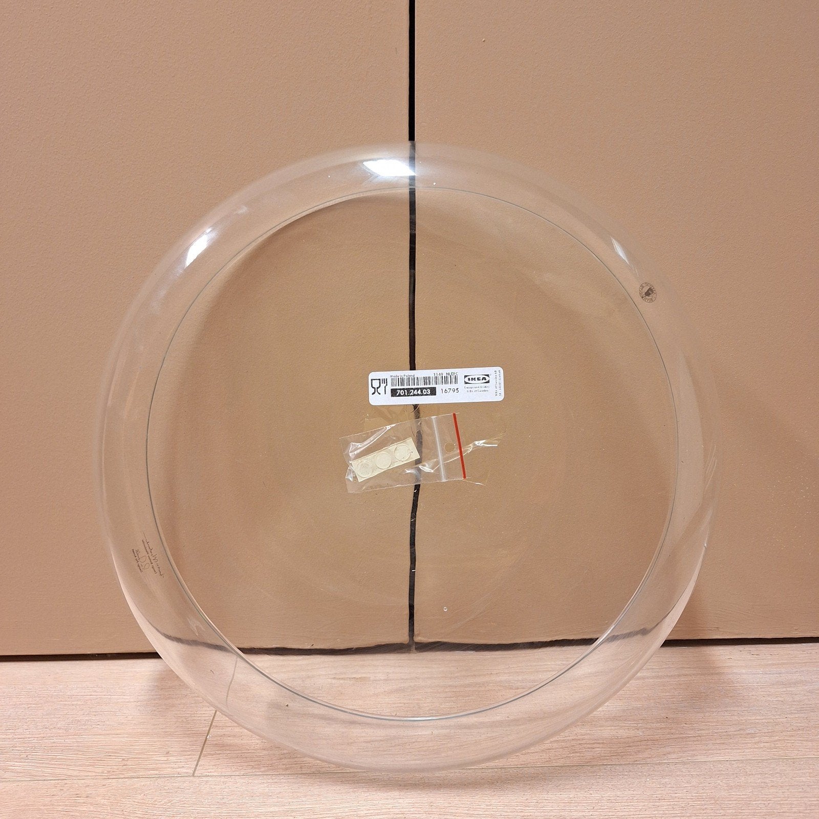 ACTIE: Nieuw: IKEA Blomster 701.244.03 | Schaal, Helder Glas, Schaal, ., Rond, Nieuw