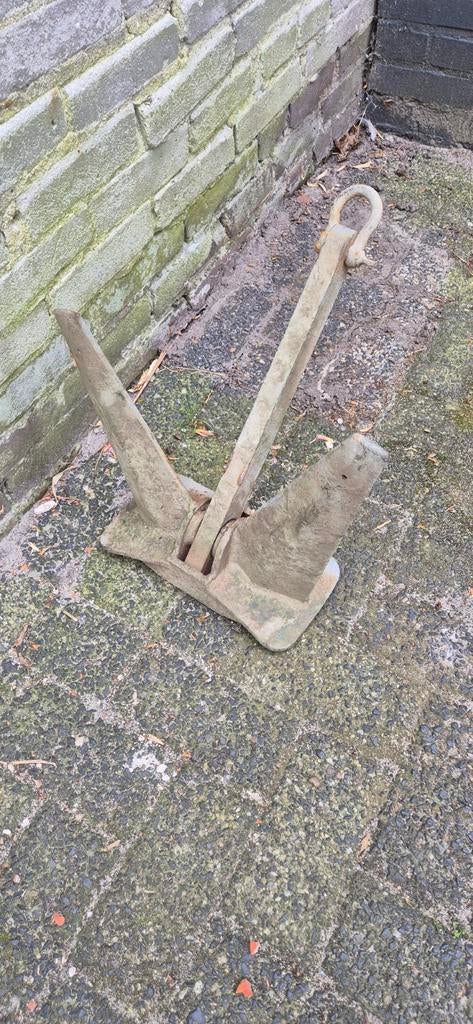 Klapanker 12kg. Gegalvaniseerd voor motorboot, Ophalen