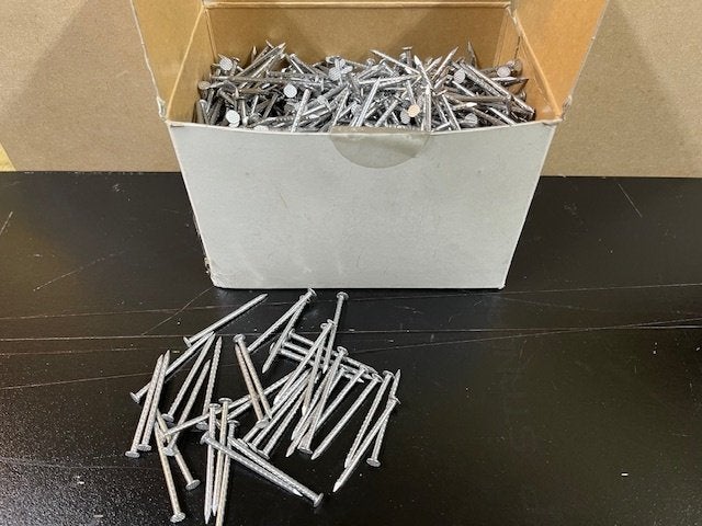 2x Aluminium plaatnagels PK 2,7x50 dus 2x 1 kg NIEUW in doos, Zilver, Overige thema's, Nieuw, Overige merken