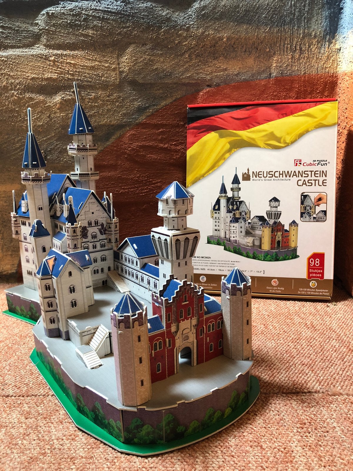 CubicFun 3D puzzel Neuschwanstein Castle, Ophalen, Minder dan 500 stukjes, Gebruikt, Rubik's of 3D-puzzel