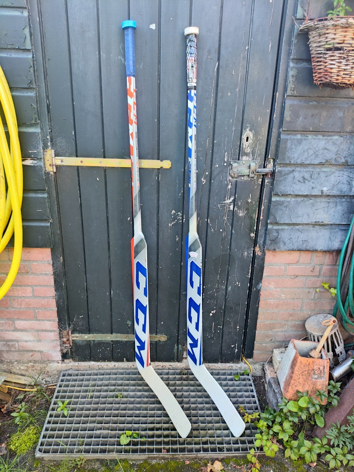 CCM goalie sticks, Sport en Fitness, Ophalen of Verzenden, Gebruikt, Stick