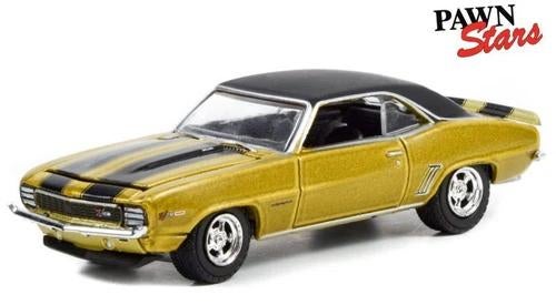 1969 Chevrolet Camaro v Greenlight 1/64 Pawn Stars Hollywood, Ophalen of Verzenden, Nieuw, Auto