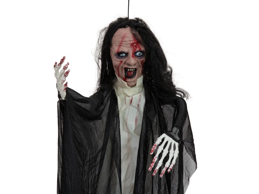 Europalms Halloween animatie spook - 95 cm hangend, Halloween of Griezel, ., Nieuw, Ophalen of Verzenden