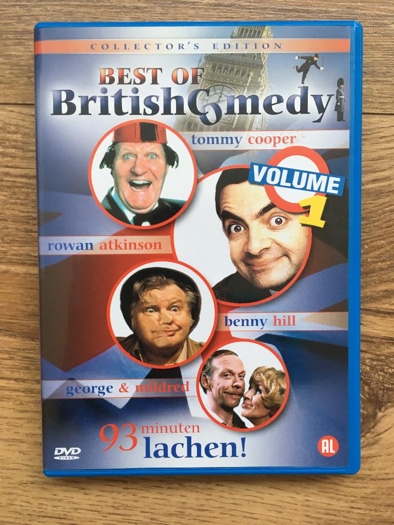 DVD - The best of British comedy - 93 minuten lachen, Alle leeftijden, Ophalen of Verzenden, Zo goed als nieuw, Stand-up of Theatershow