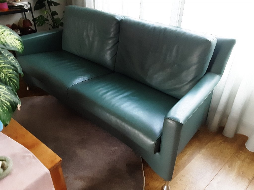 Bank, Ophalen, Gebruikt, Leer, 75 tot 100 cm